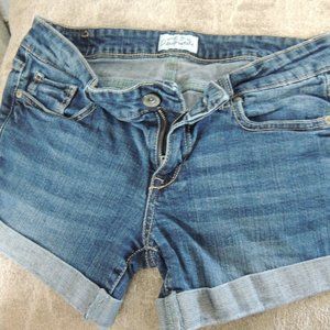 Aeropostale blue jean shorts size 5/6